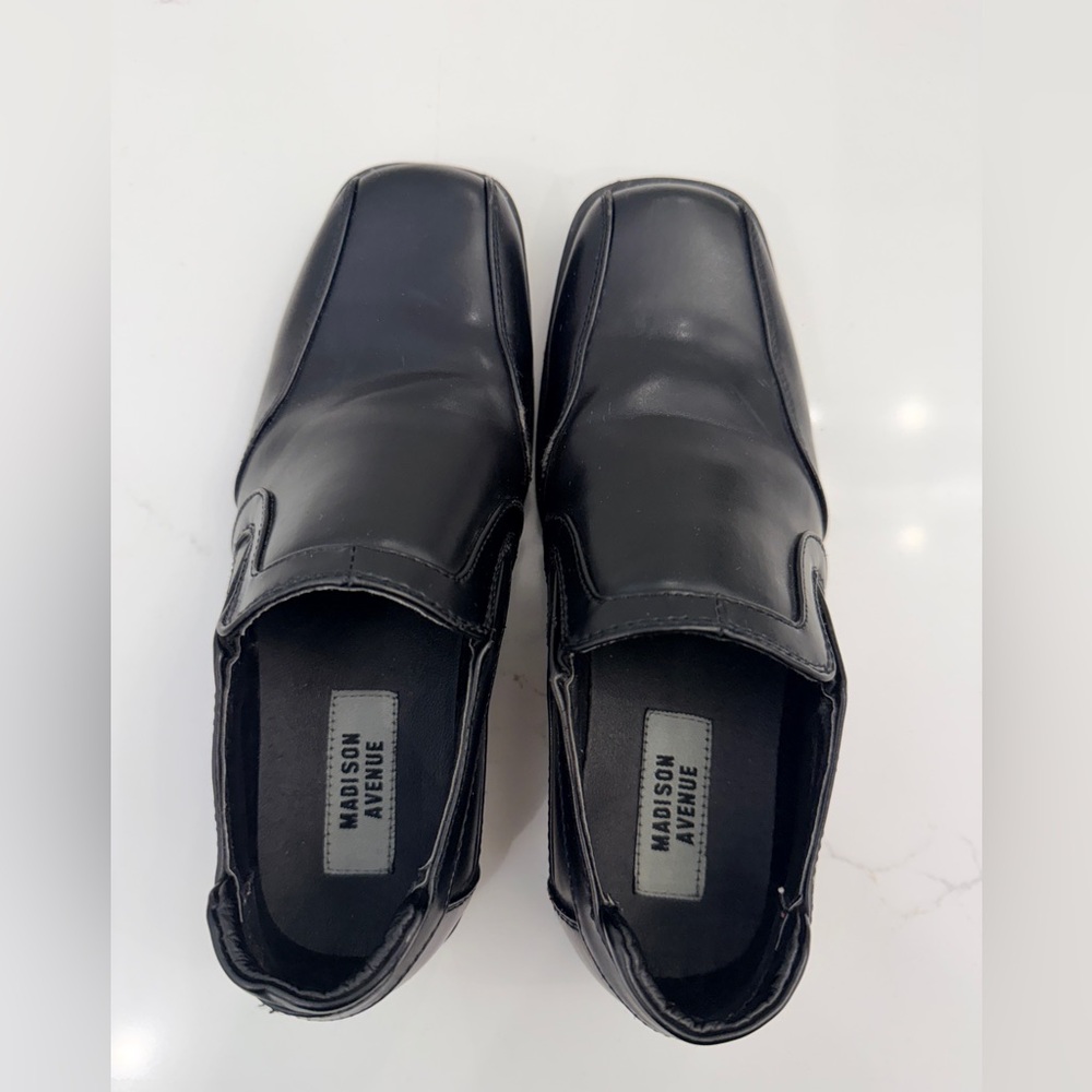 Madison Avenue Classic Boys Slip-On Loafers Dress Shoes